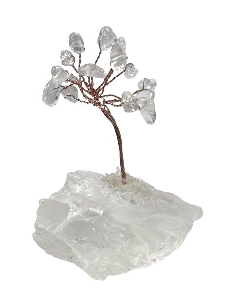 Rock Crystal Tree of Life on Druse