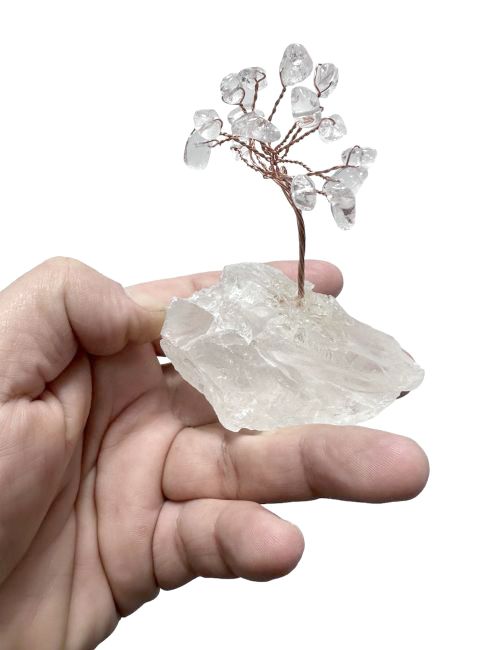 Tree of Life Rock Crystal from Brazil on Druse