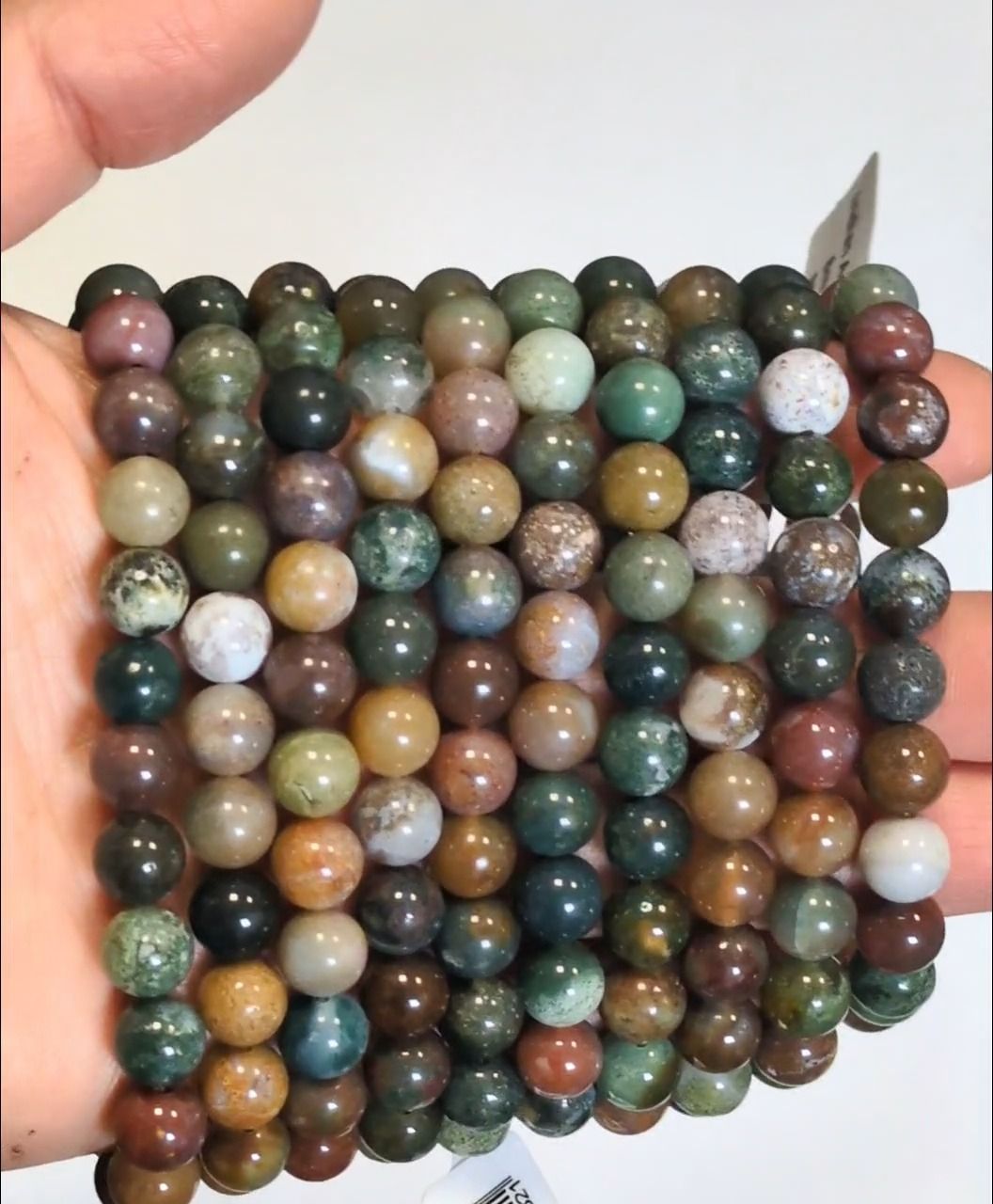Indian Agate Bracelet A beads 8mm