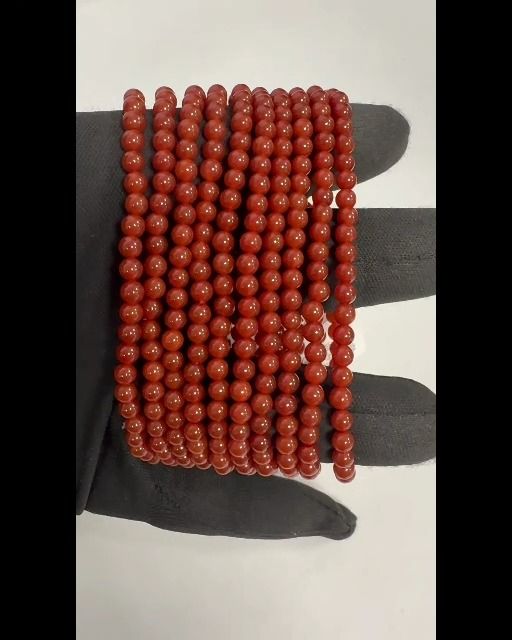 Red Agate Bracelet A beads 4mm