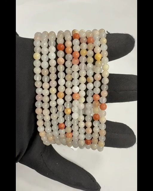 Peach Aventurine Bracelet A beads 4mm