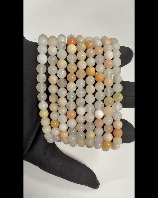 Peach Aventurine Bracelet With 6mm Beads