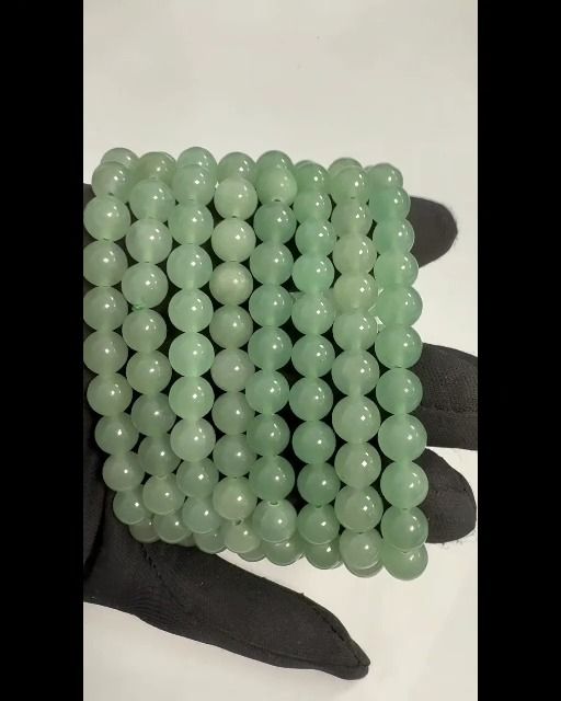 8mm pearls Green Aventurine bracelet