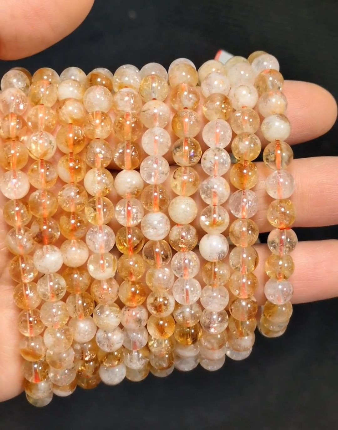 Heated Citrine Bracelet A beads 6mm
