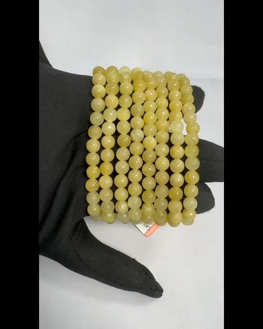 Orange Calcite A 6mm parles Bracelet