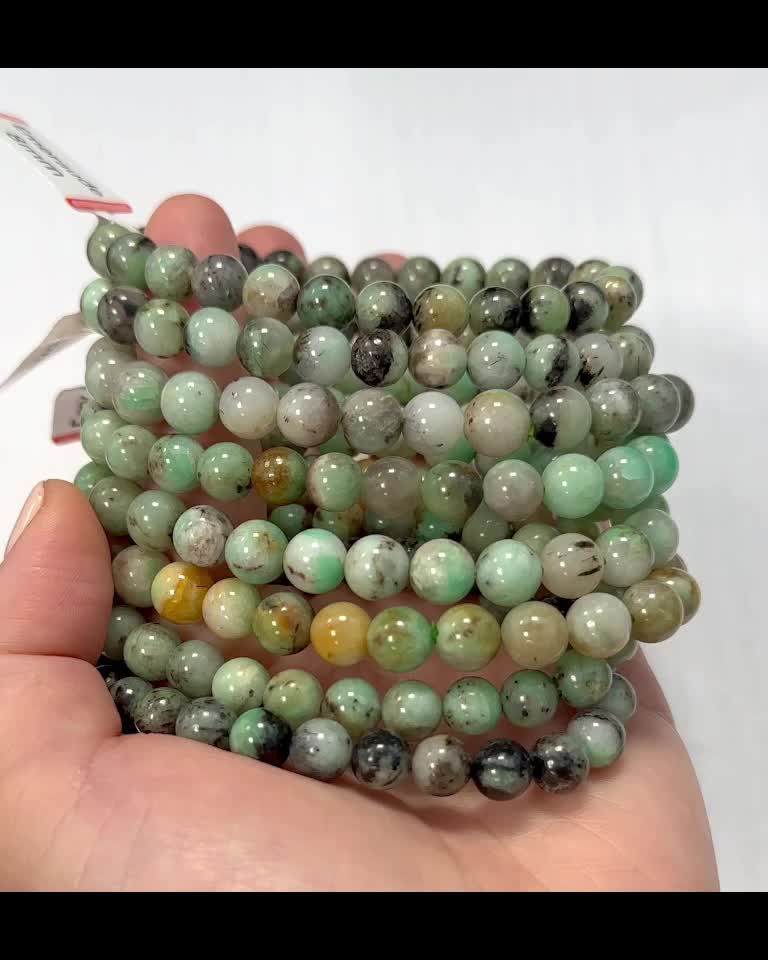 Emerald A bracelet beads 7.5-8.5mm