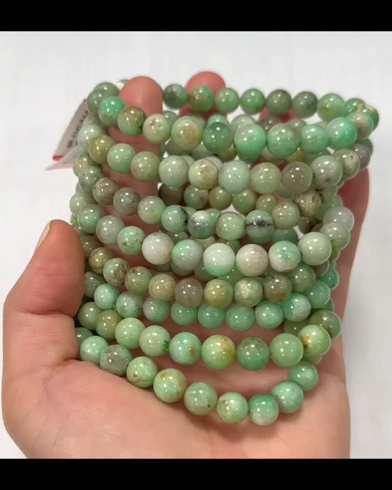 Emerald AA bracelet beads 7.5-8.5mm