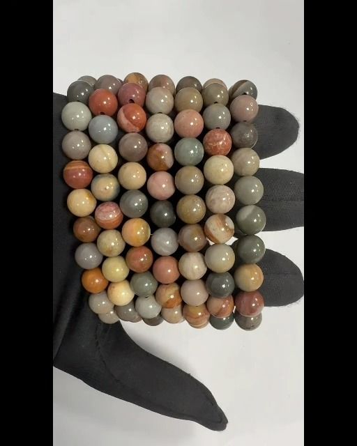 Ocean Jasper Bracelet 8mm Beads