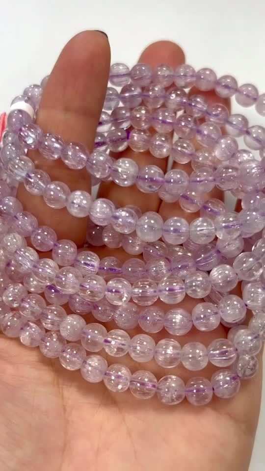 Kunzite AAAA 5.5-6.5mm pearls bracelet