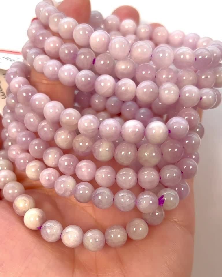 Kunzite A 7mm pearls bracelet