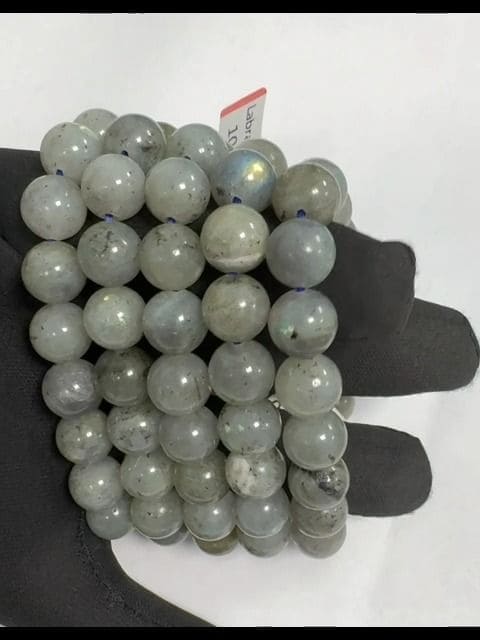 Labradorite bracelet beads 10mm