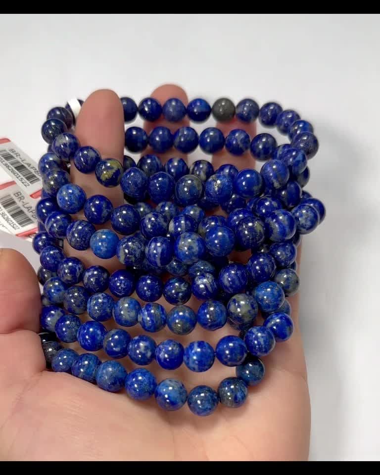 Lapis Lazuli 7.5-8.5mm A pearls bracelet