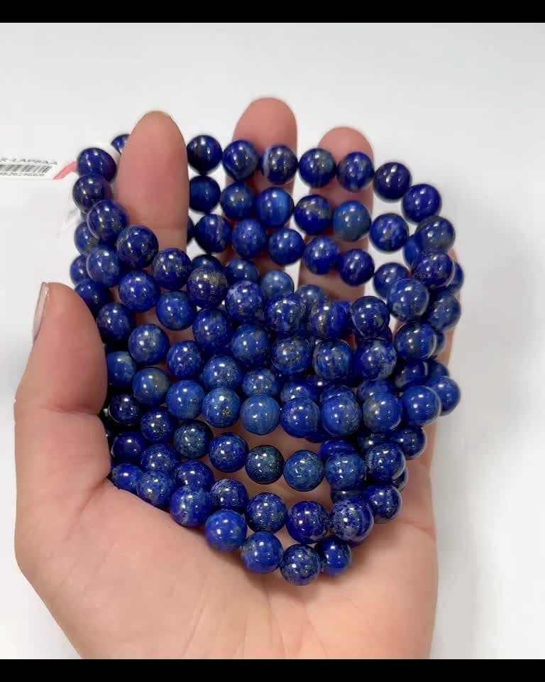 Lapis Lazuli 7.5-8.5mm AA pearls bracelet