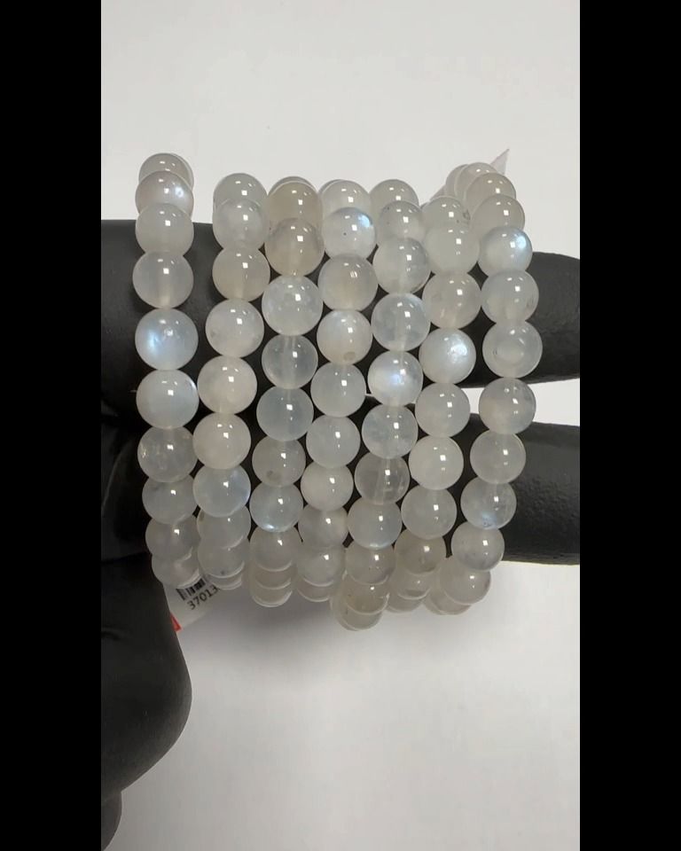 White Moon stone AA 6-7mm pearls bracelet