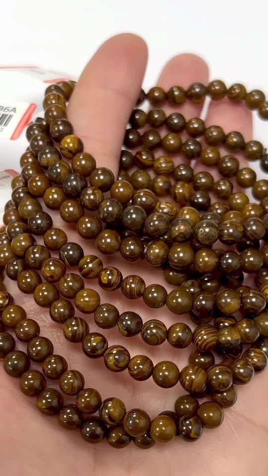 Opale Boulder A 5-6mm pearls bracelet