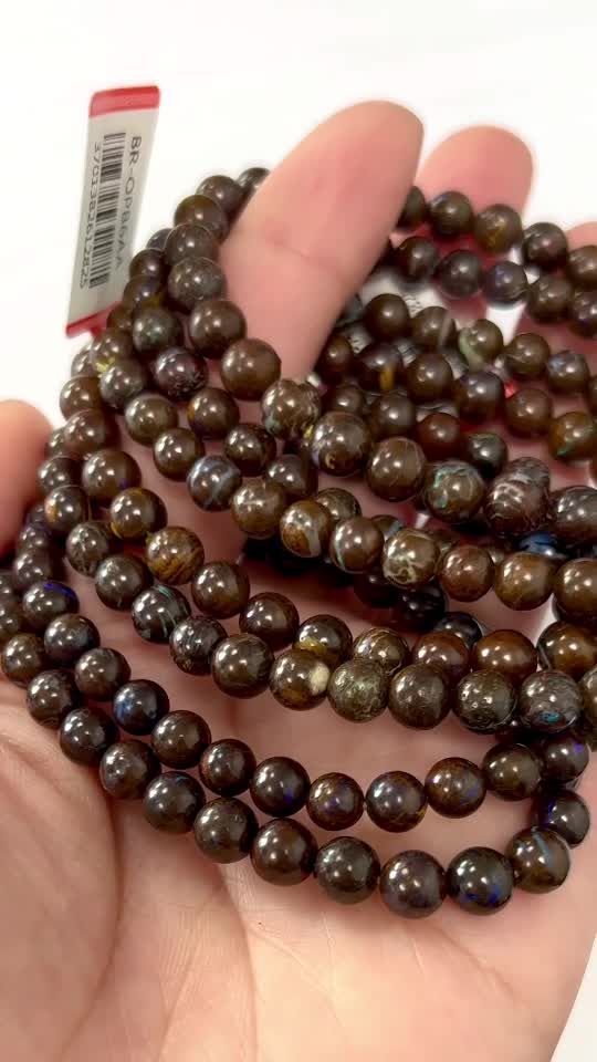 Opale Boulder AA 5-6mm pearls bracelet