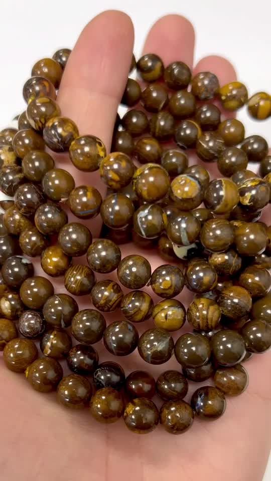 Opale Boulder A 7-8mm pearls bracelet