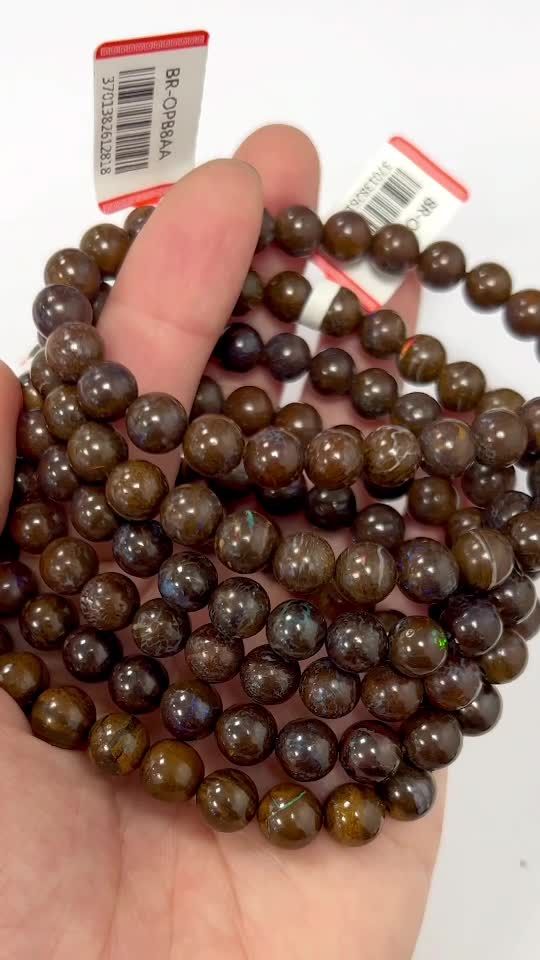 Opale Boulder AA 7-8mm pearls bracelet