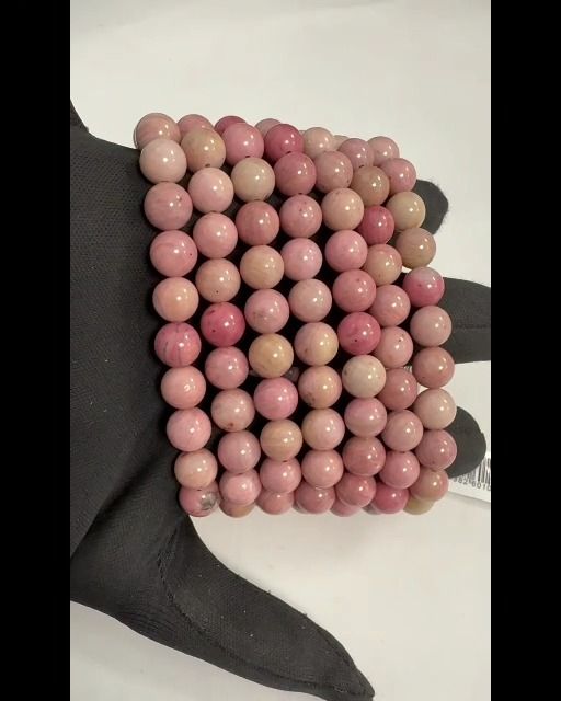 Rhodonite bracelet Australia beads 8-9mm
