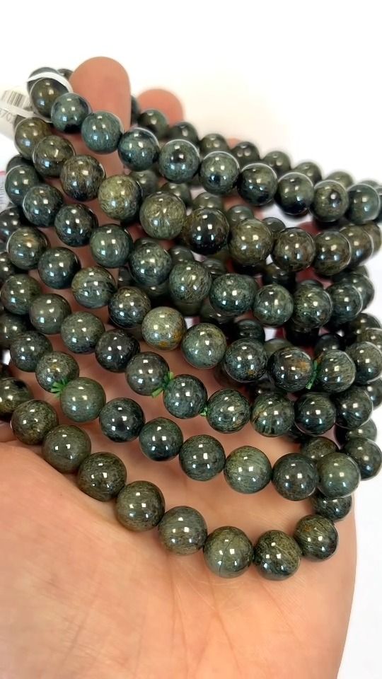 Seraphinite A Bracelet 7.5-8.5mm beads