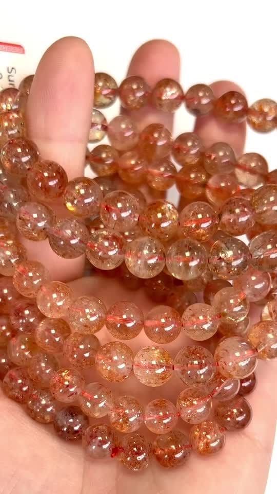 8-9mm AAA Sunstone pearls bracelet