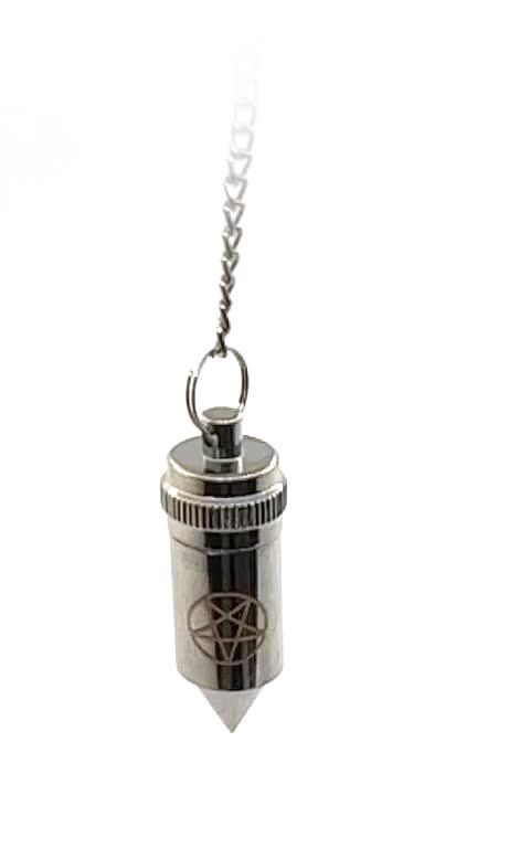 Pendulum Bullet Pentacle in black metal with tank