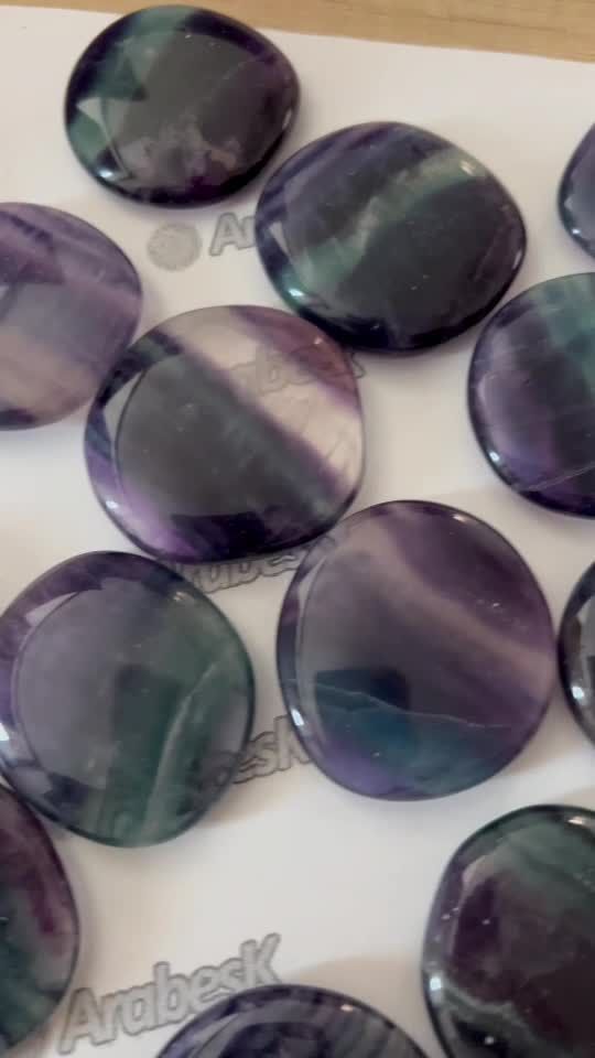 Multicolored Fluorite Pebble A 250g