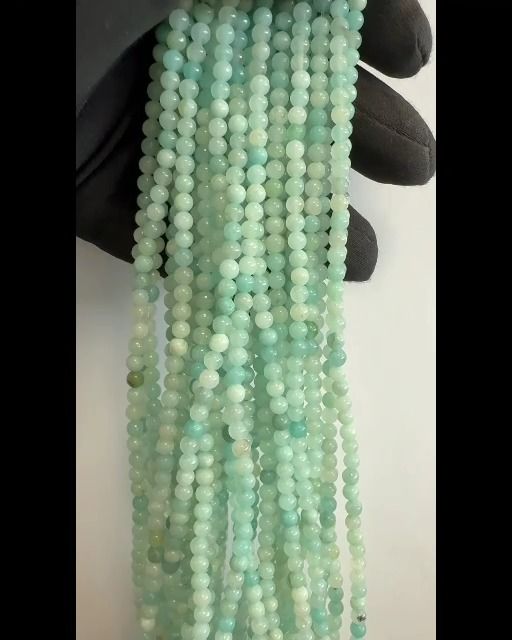 Amazonite Brazil A beads 4mm on 40cm thread