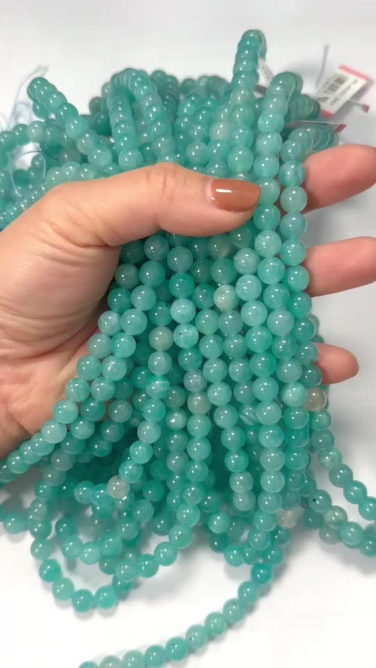 Amazonite China AA beads 8mm on a 40cm thread