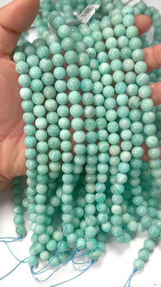Amazonite Russia AA beads 8mm on a 40cm thread