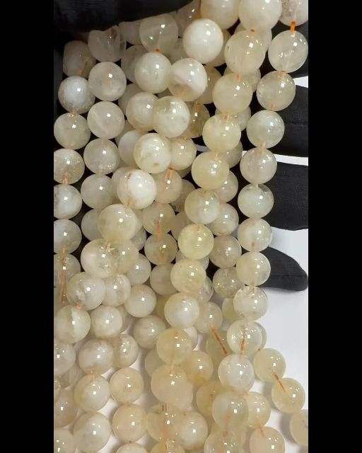 Natural Citrine beads 10mm on 40cm thread