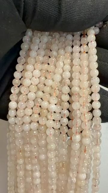 Natural Citrine Round Beads Strand AB 4-5mm