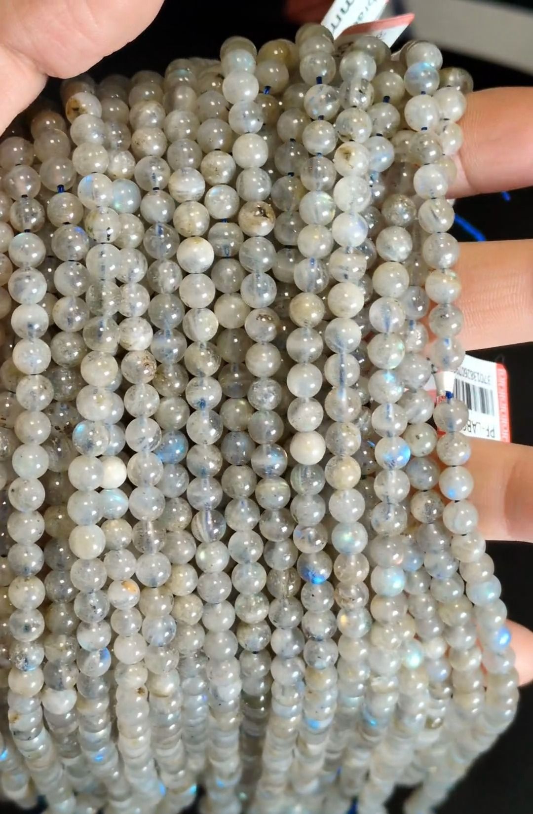 Labradorite AA beads 5-5.5mm on 40cm wire