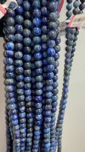 Lapis Lazuli Round Beads Strand A 6-7mm