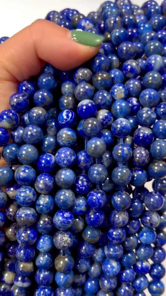Lapis Lazuli A beads 8mm on a 40cm thread