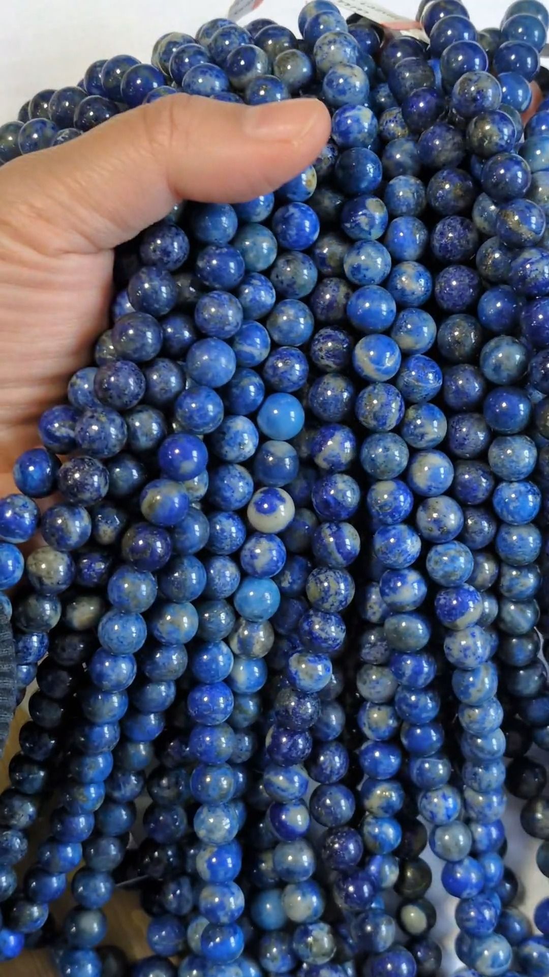Lapis Lazuli A beads 8.5mm on 40cm thread