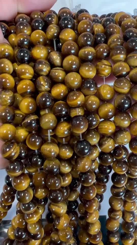 Tiger eye AA 8mm beads on 40cm string