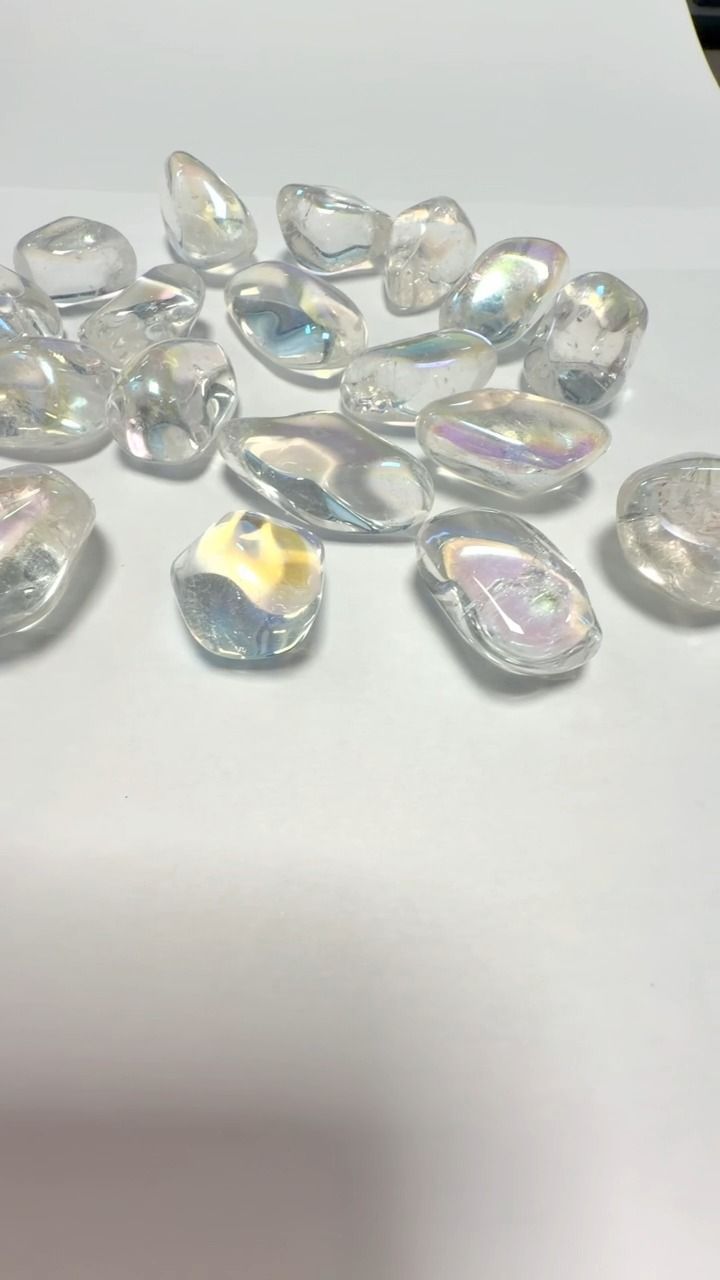 Angel Aura Quartz A Tumbled Stones 2-3cm 250g