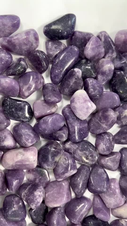 Lepidolite AA tumbled stone 250g