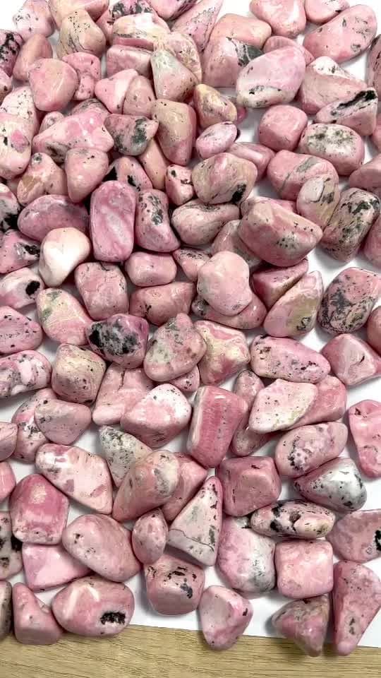 Rhodonite Peru A tumbled stone 250g