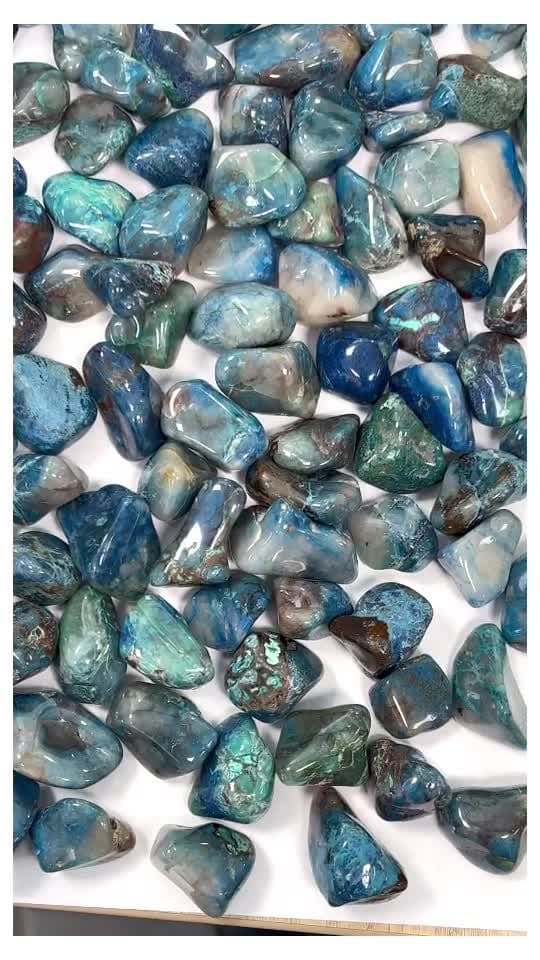 Shattuckite AA tumbled stone 250g