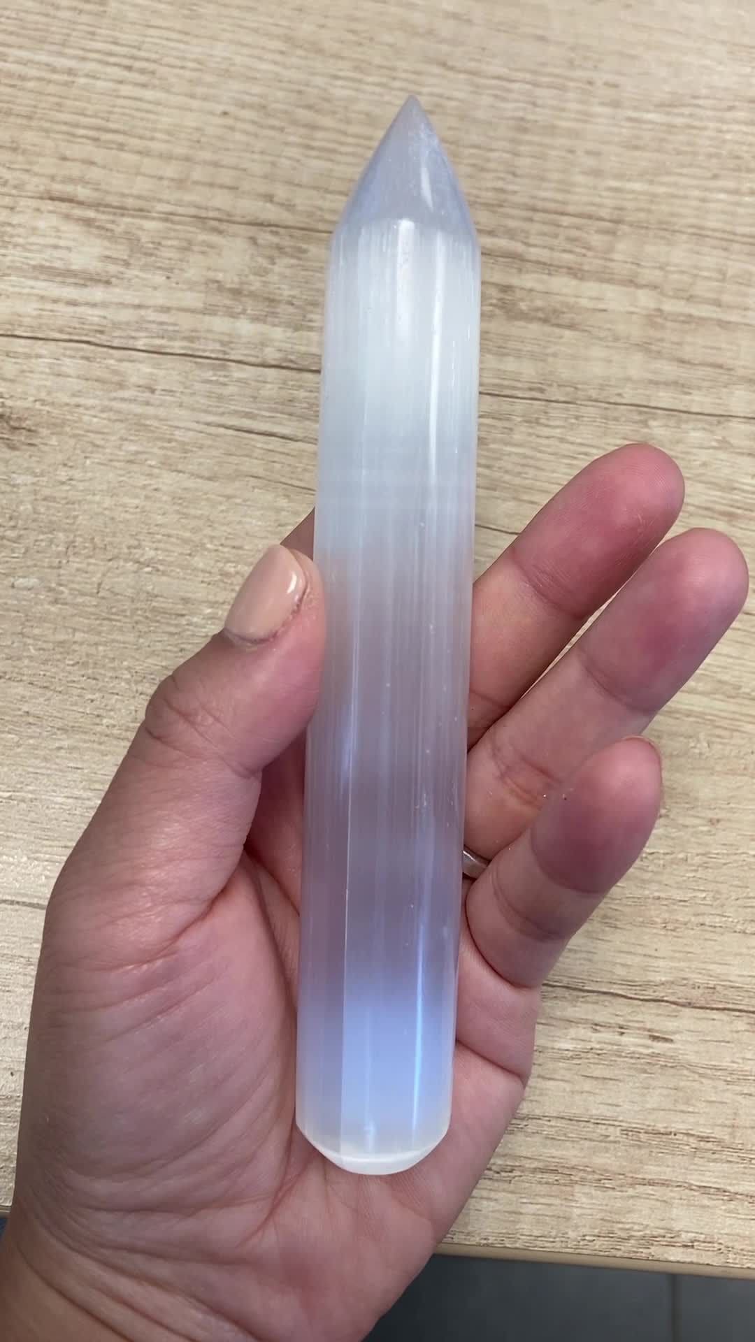 Selenite Massage Pointer