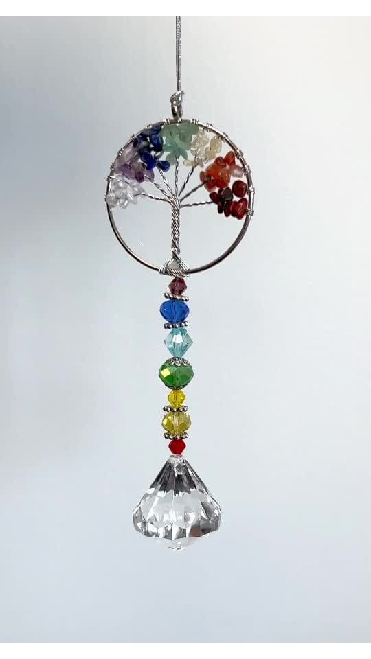 Mobile tree of life 7 Chakras - Diameter: 5cm